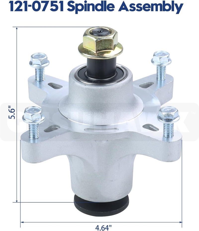 GUSUHAWK 3 Pack 139-3214 Spindle Assembly with 119-8820 Belt Replaces Toro 139-3214, 121-0751, 117-7439, 117-7267 for Toro TimeCutter SS5000, SS5060, SW5000, MX5000, MX5025, MX5050, MX5060 Mowers - Image 4